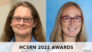 HCSRN 2022 Awards-Portrait images of Julie Richards and Jen Nelson